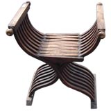 An Italian "Savonarolla" folding Chair