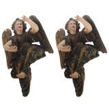 Antique PAIR of Baroque Angels