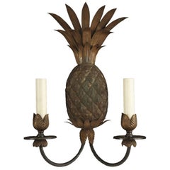 Pair of Pineapple two lights Sconce