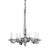 Pair of French art deco chandelier