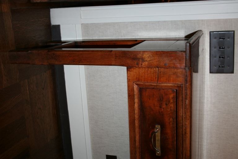 French Provincial Cherry Console Table