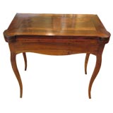 18th-19th French Provincial Louis XV card table