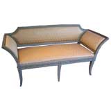 Italian Empire painted banquette