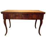 Antique 19th. century French walnut table