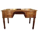 Antique Louis Philippe walnut desk
