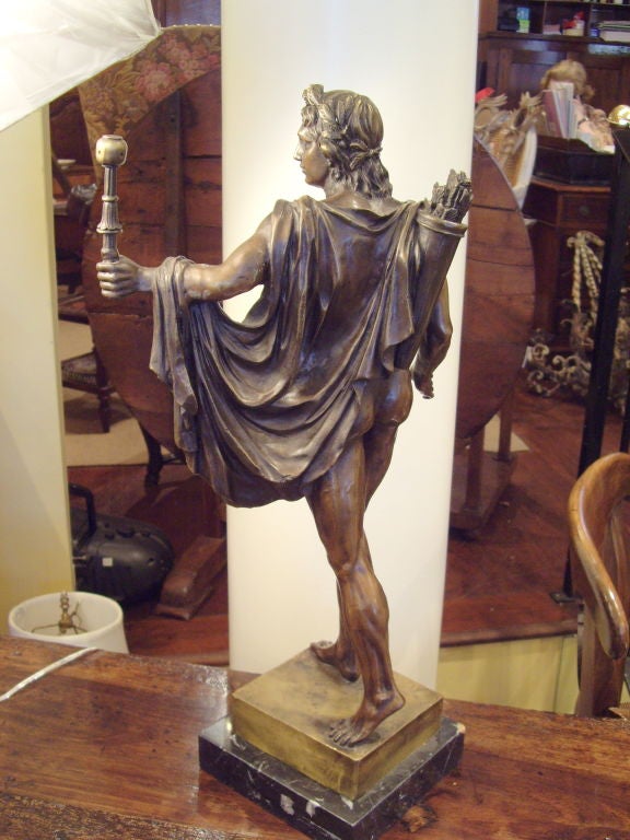 Italian Bronze statue For Sale