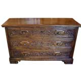 Italian walnut commode
