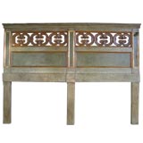Antique 18th c. Architectural peice adapted to be a headboard