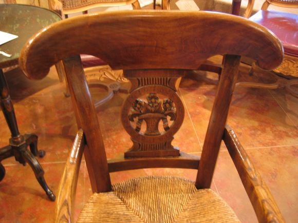 19th Century Provincial French child's high chair