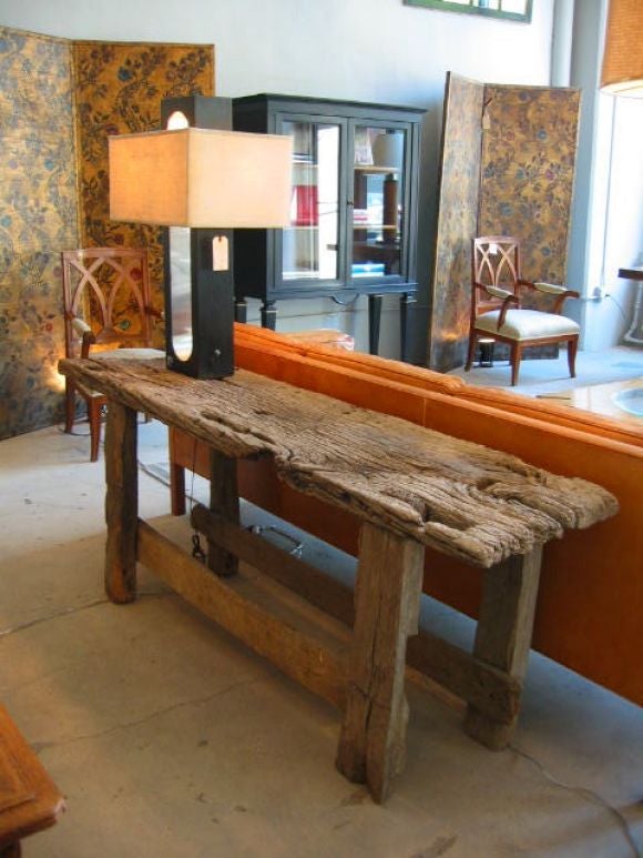 PRIMITIVE ENGLISH FARM TABLE