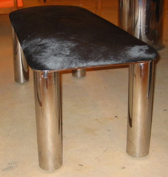 1970'S CHROME BENCH
