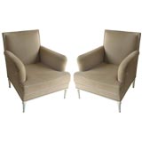 PAIR OF ARM CHAIRS BY JANSEN
