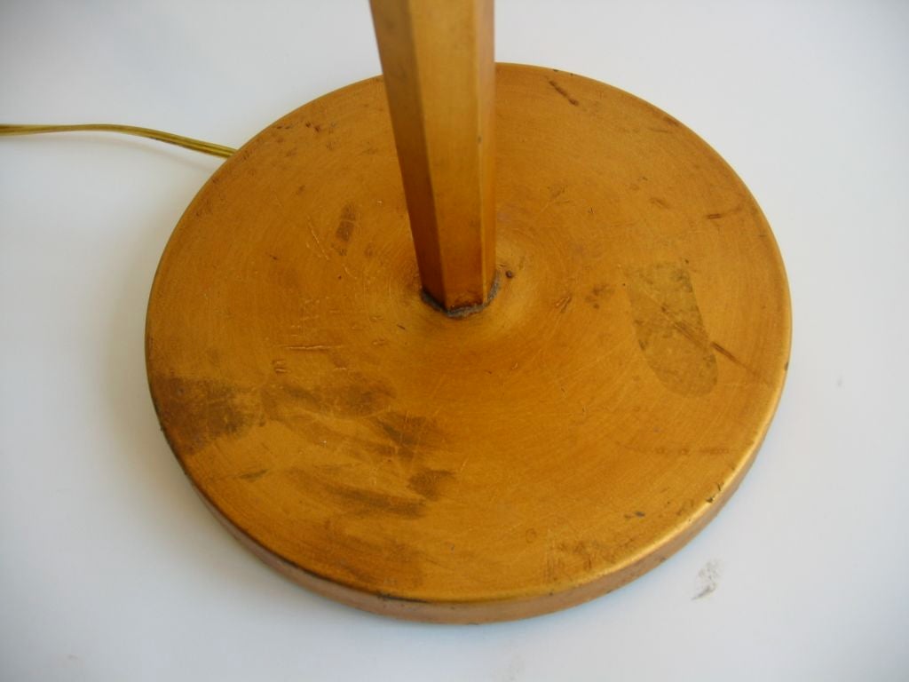 PAIR OF GILDED FLOORLAMPS