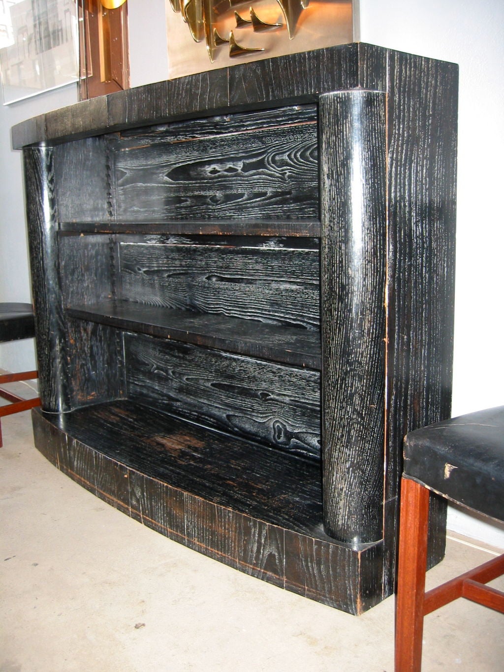 FRENCH LIMED OAK BOOKCASE