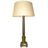 BRASS AND BRONZE TABLE LAMP