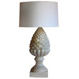 CERAMIC ARTICHOKE TABLE LAMP