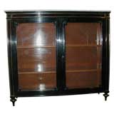 Louis XVI Style Lacquered Marble Top Bookcase by Maison Jansen
