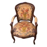 Needlepoint Upholstery Arm Chair