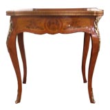 French Louis XV Style Fold Over Game Table