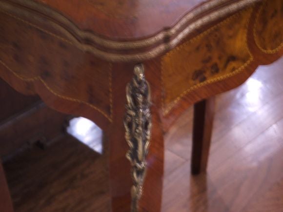 French Louis XV Style Fold Over Game Table