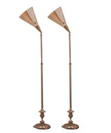 Unusual  French Nickel Plated Torchier