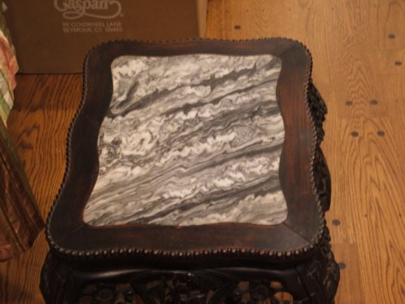 wooden carving table