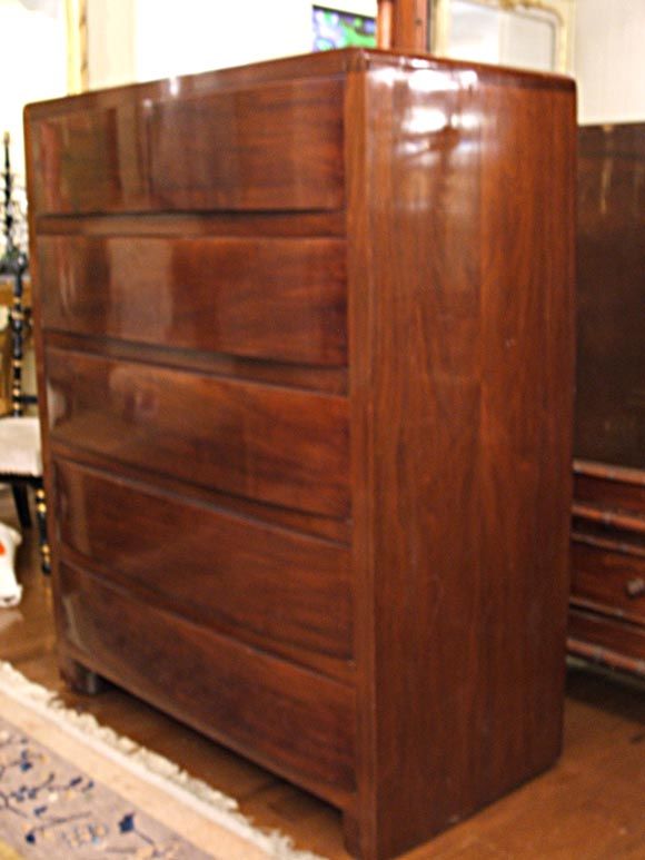 Mid Century Wooden Chest Of Drawers