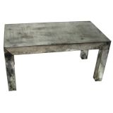 Antiqued Mirrored Coffee Table