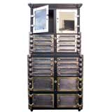 Vintage Industrial Dental Cabinet