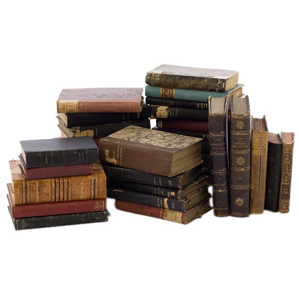 Antique Leather Books For Sale