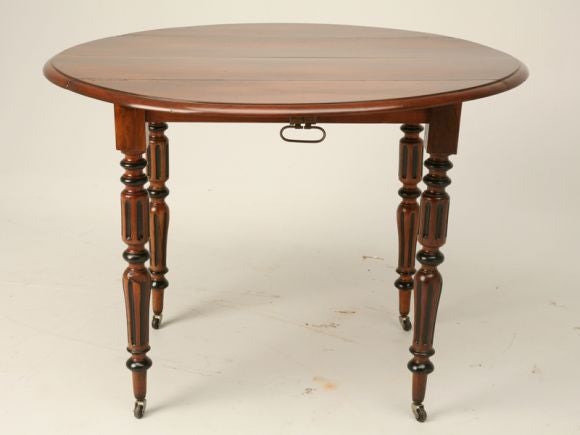 c.1870 Matched Grain Drop Leaf Table