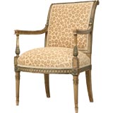 c.1850 Directoire Style Painted Armchair