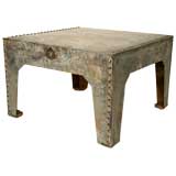 Antique c.1890 English Industrial Tank Coffee Table