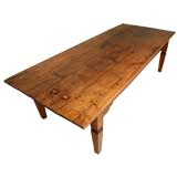 Antique c.1890 South American Teak Wood Dining Table