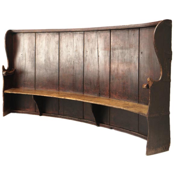 c.1780 English Pub Bench