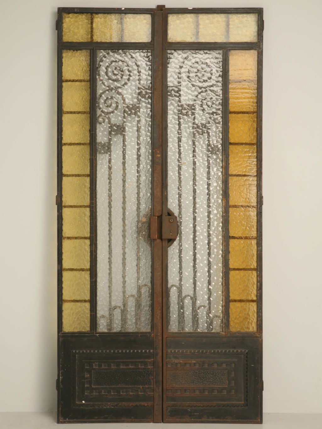c.1930 Pair of Fabulous French Art Deco Doors 3