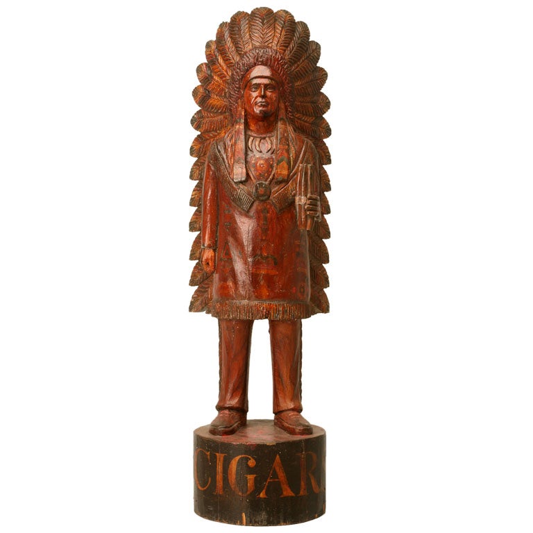 c.1930 Cigar Store Display