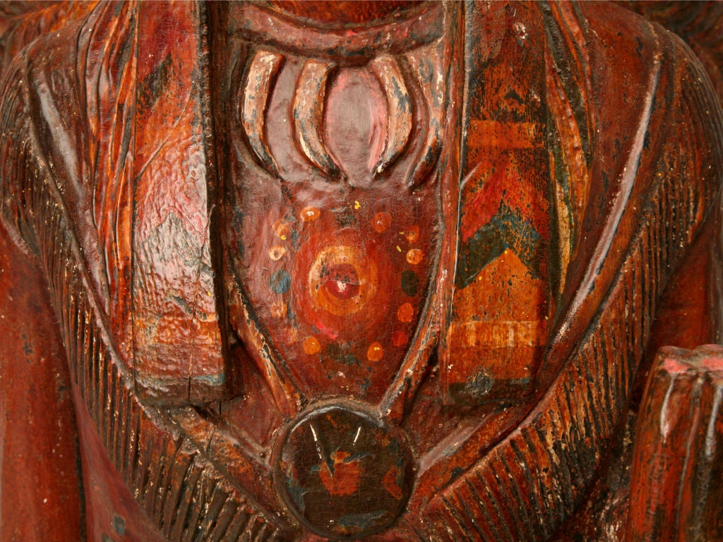 Wood c.1930 Cigar Store Display