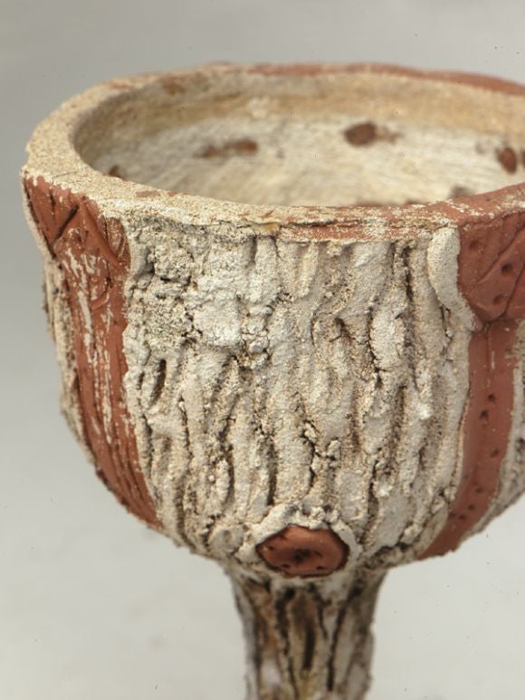 Pair of Antique Faux Bois Planters