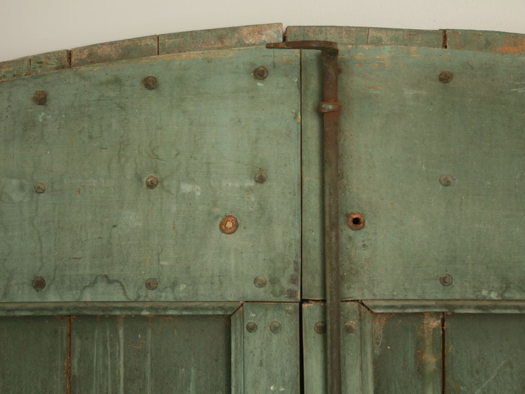 c.1790 French Painted Wine Cellar Doors