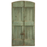 Antique c.1790 French Painted Wine Cellar Doors