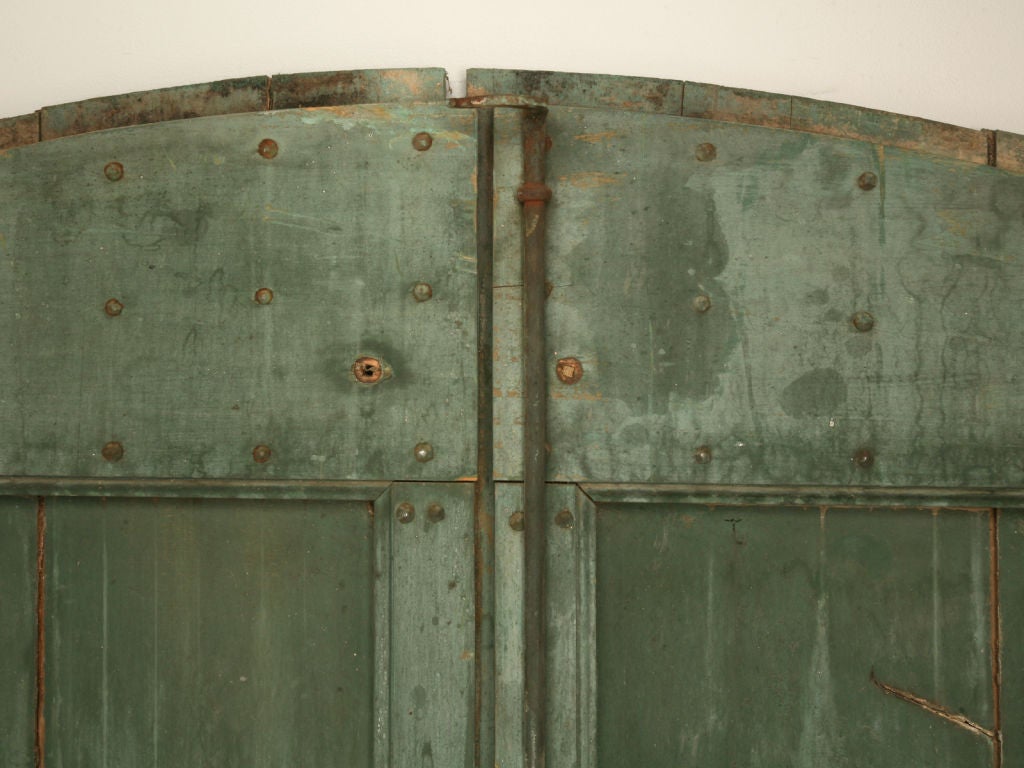 c.1790 French Painted Wine Cellar Doors