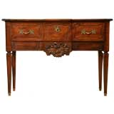 c.1820 French Louis XVI Style Cherry 
Walnut Console