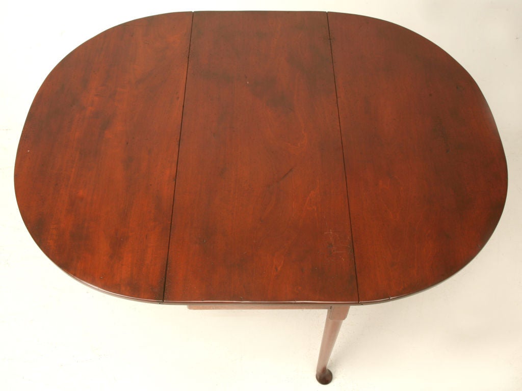 c.1830-1850 English Solid Mahogany Gateleg Table 3