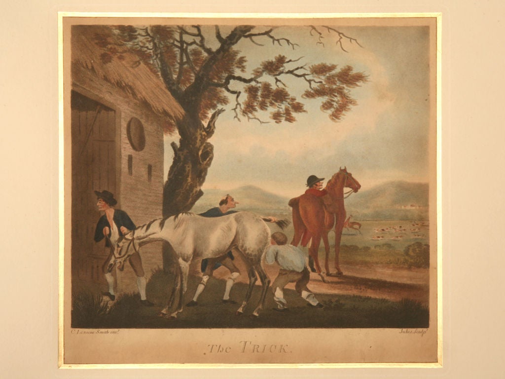 c.1790 8 Hand Colored Aquatint Engravings By Francis Jukes 4