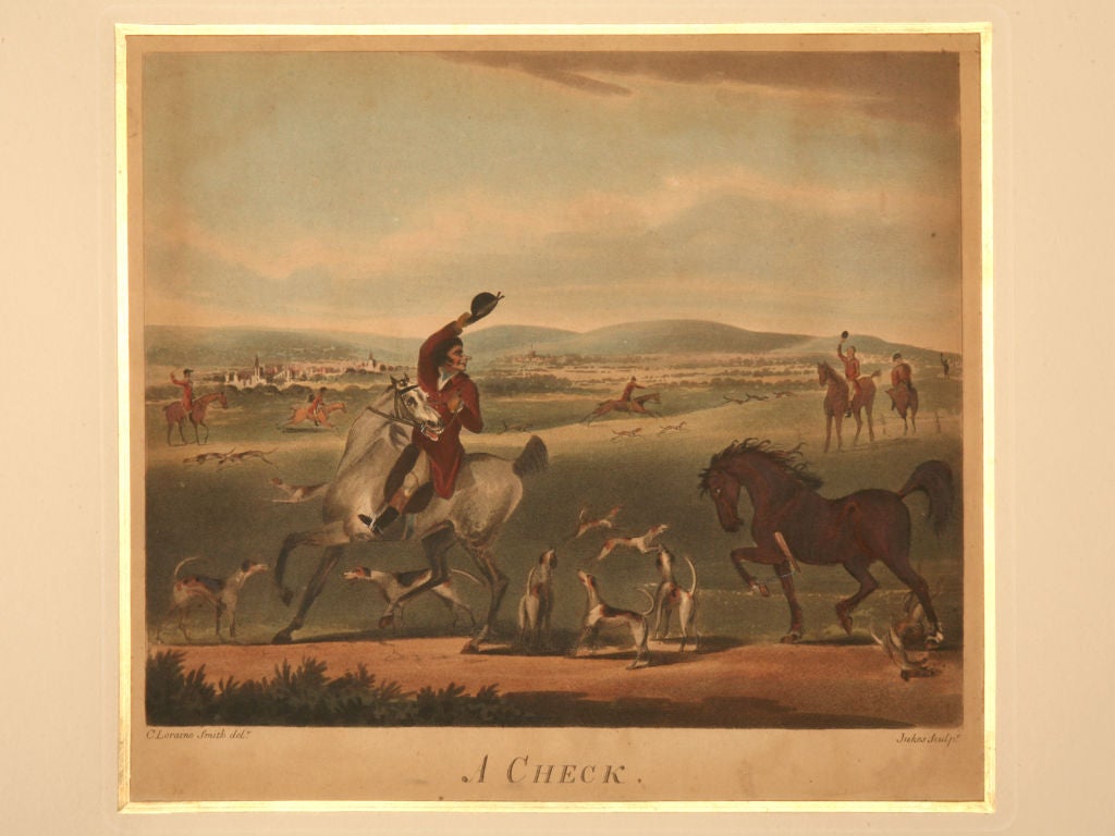c.1790 8 Hand Colored Aquatint Engravings By Francis Jukes 3
