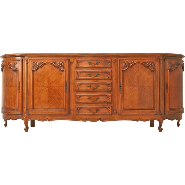 c.1930-1940 French Louis XV Style Cherry Buffet