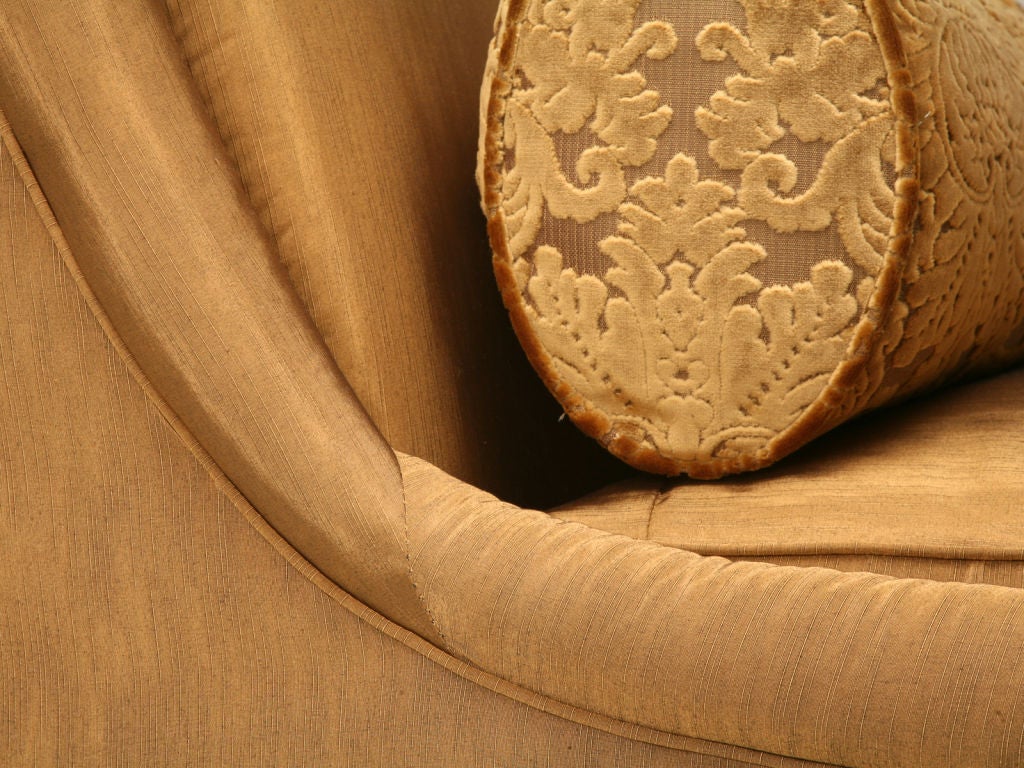 Chaise in Ginger Fabric 2