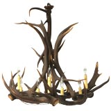 Genuine Antique Antler Chandelier