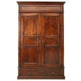 Early 1800's Walnut and Chestnut French Armoire